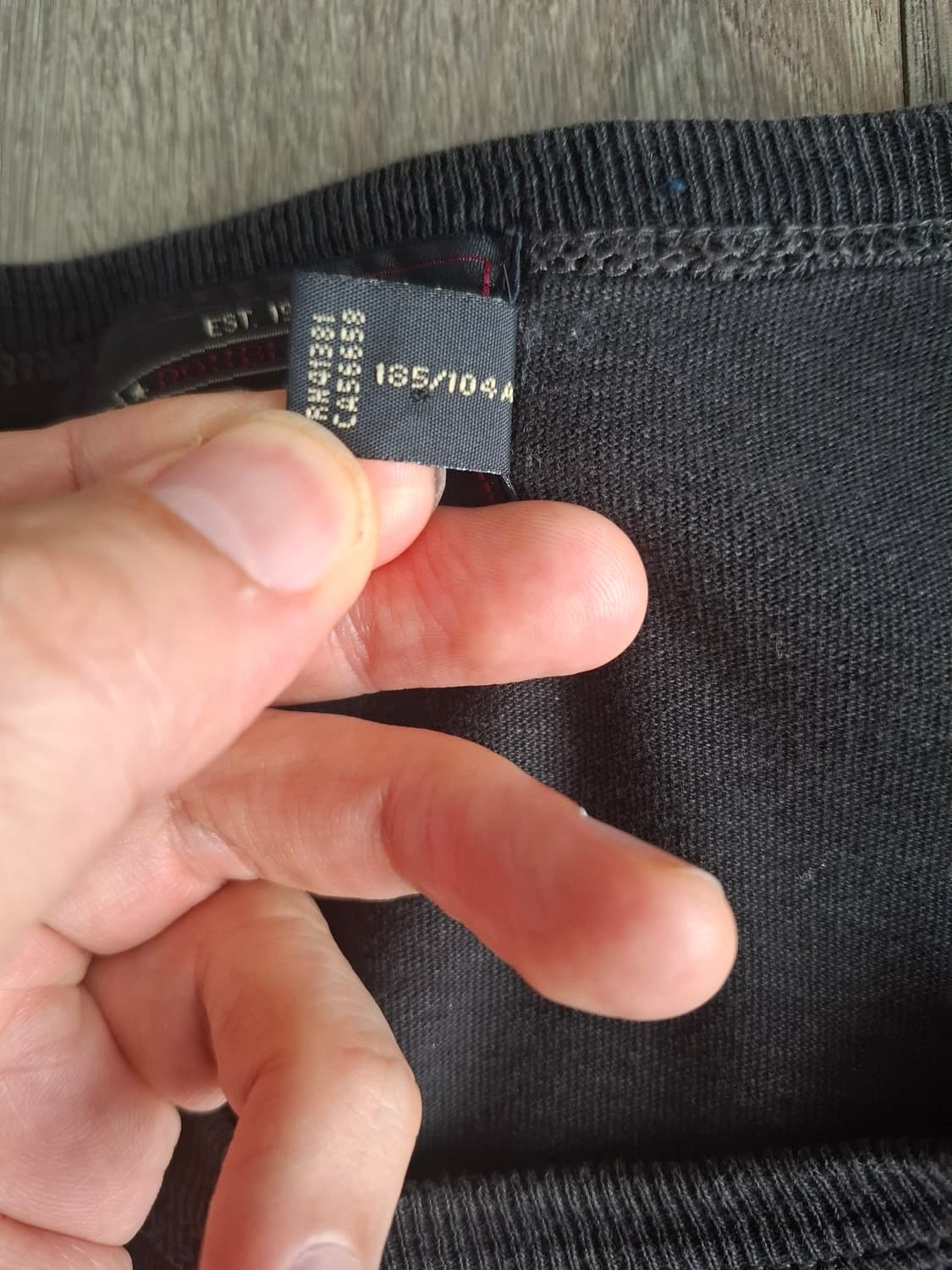 XL RRL 인디고 자카드 스트라이프 반팔 티셔츠 상품이미지5