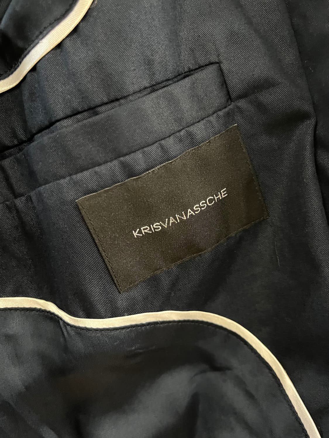 크리스 반 아쉐 2007 멀티 지퍼 코튼 블루종 자켓 상품이미지7