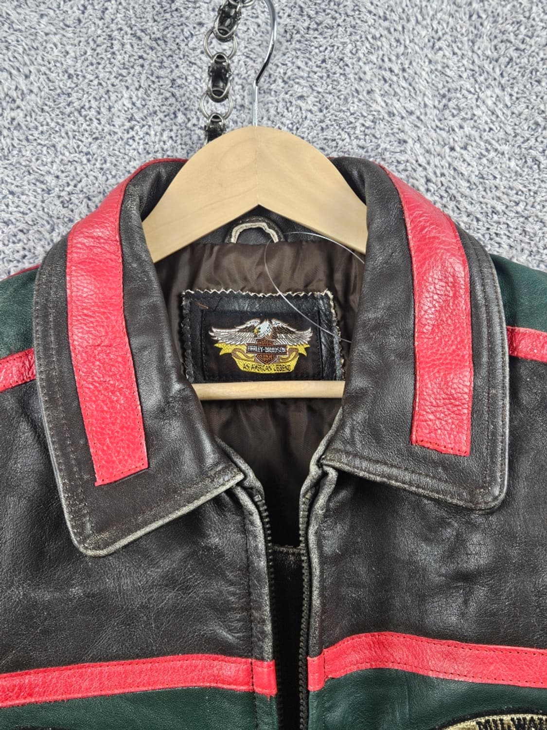 할리데이비슨 모터사이클 라이더 가죽 자켓 ( L ) / 11211 상품이미지6