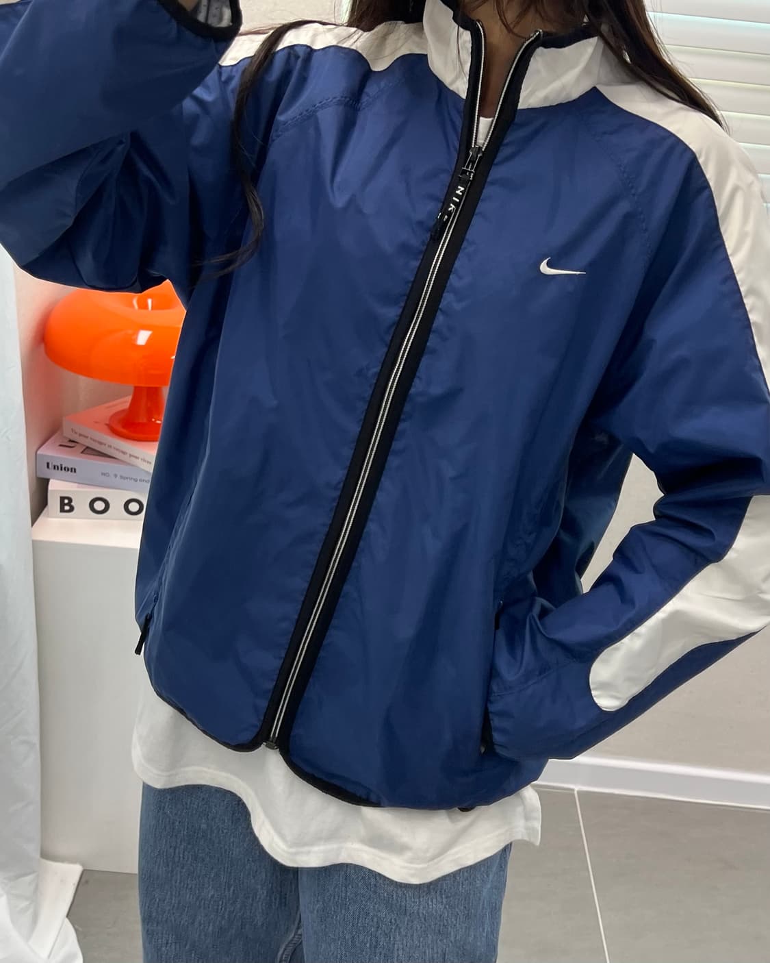 (M)90'S 나이키 빅로고 바람막이-M1372 상품이미지1