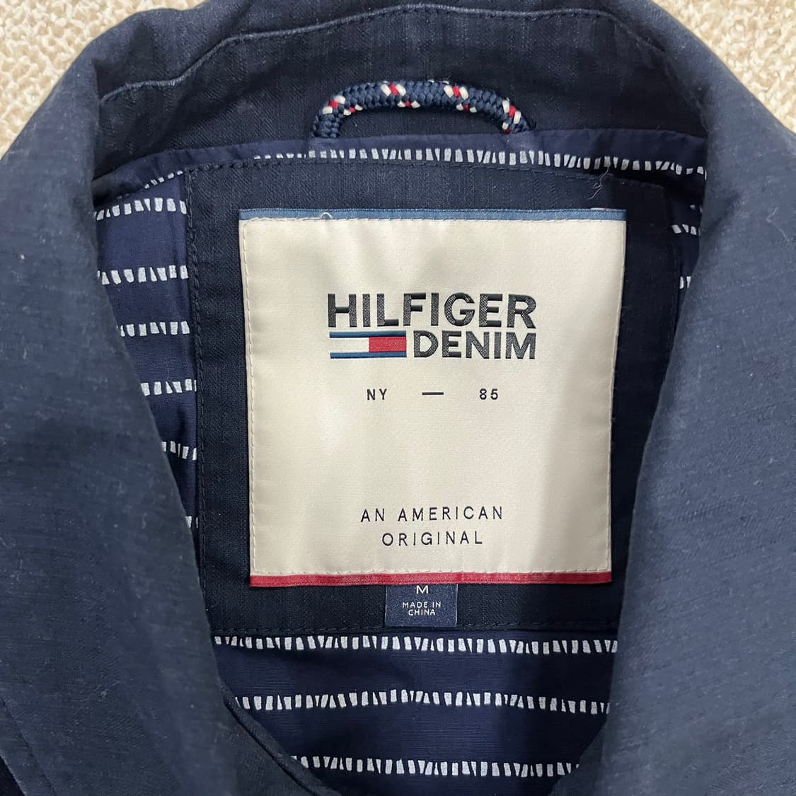 [M] 타미힐피거 코튼 스냅 자켓 점퍼 0107M1 상품이미지2