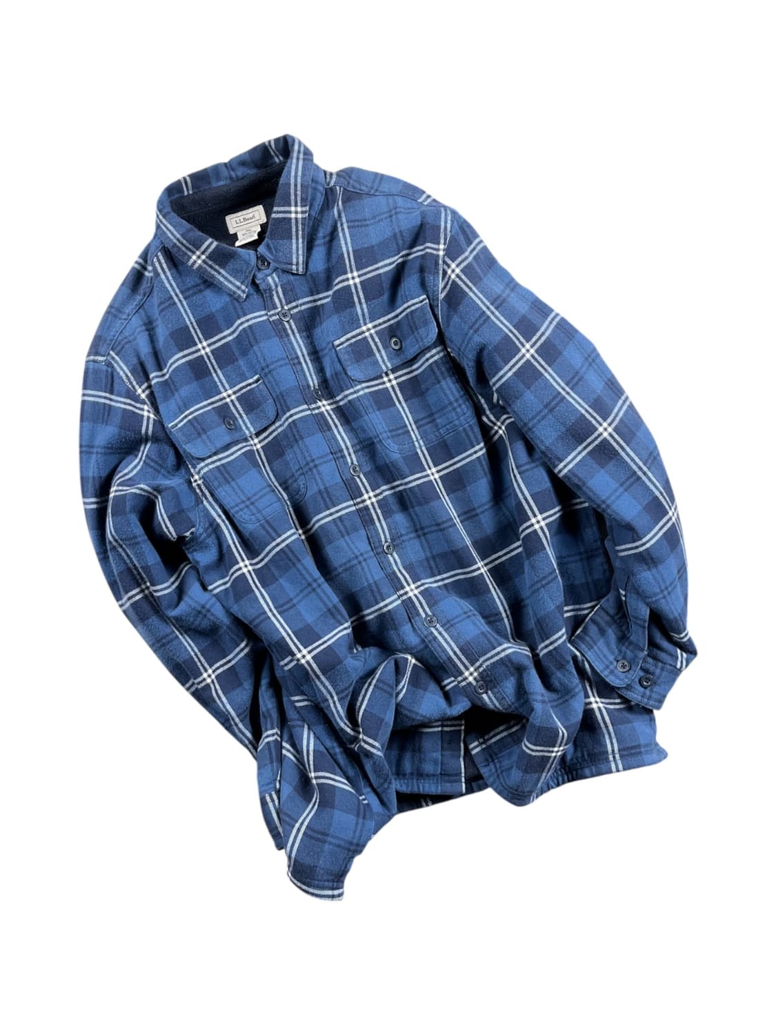 LL.Bean 안감 플리스 체크셔츠 상품이미지1