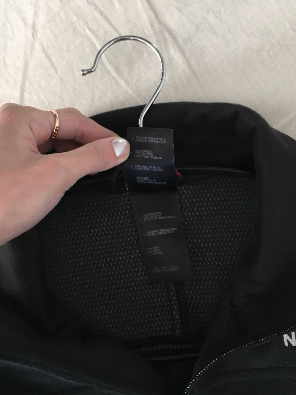 노스페이스 가슴로고 플리스 카라집업 상품이미지6