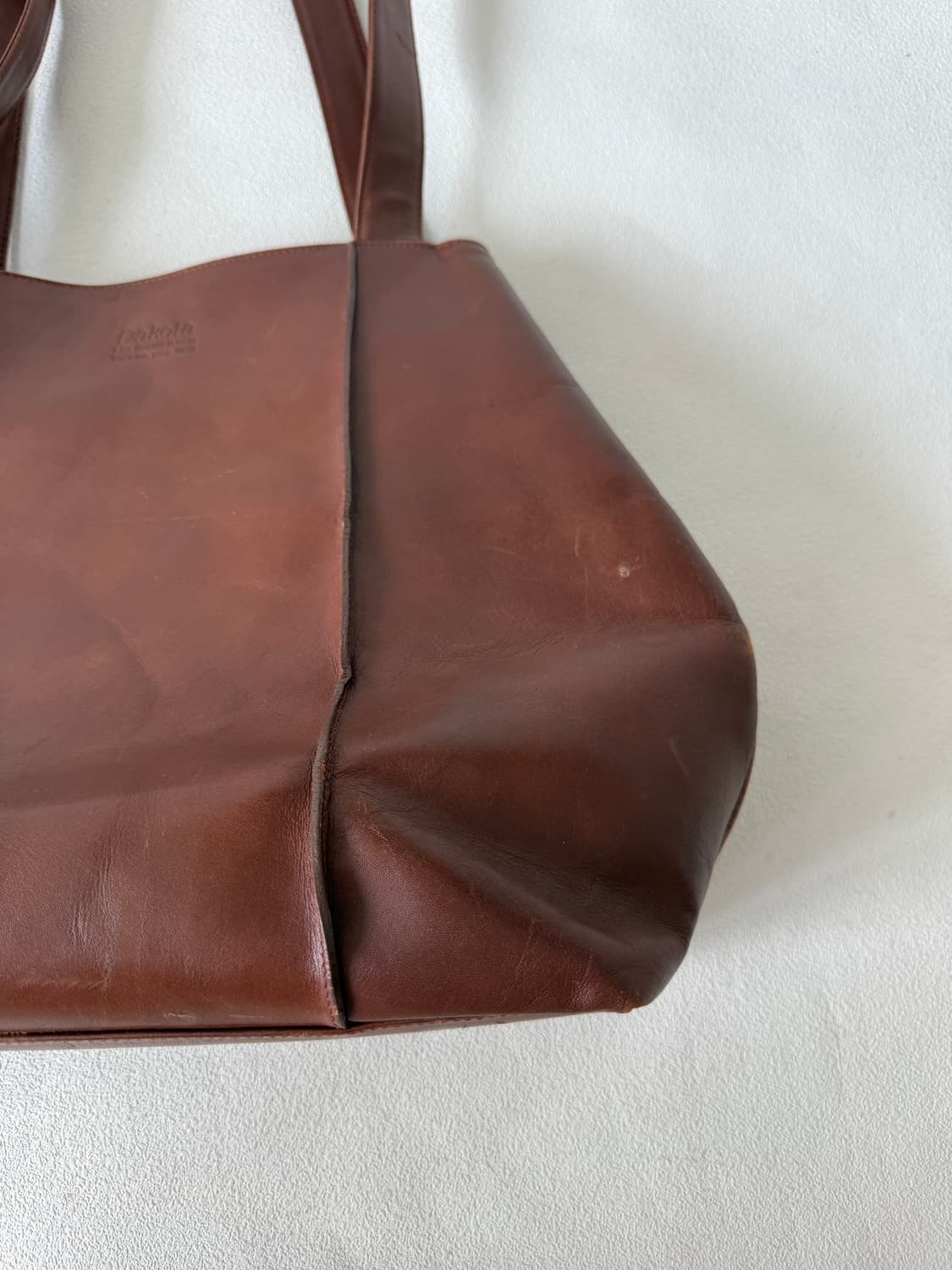 Pre owned 레더 숄더백(안감 얼룩) 상품이미지4