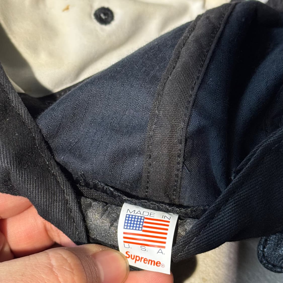 슈프림 코듀로이 6 패널 캡 (OS) 17FW 와플 클래식 로고 상품이미지6