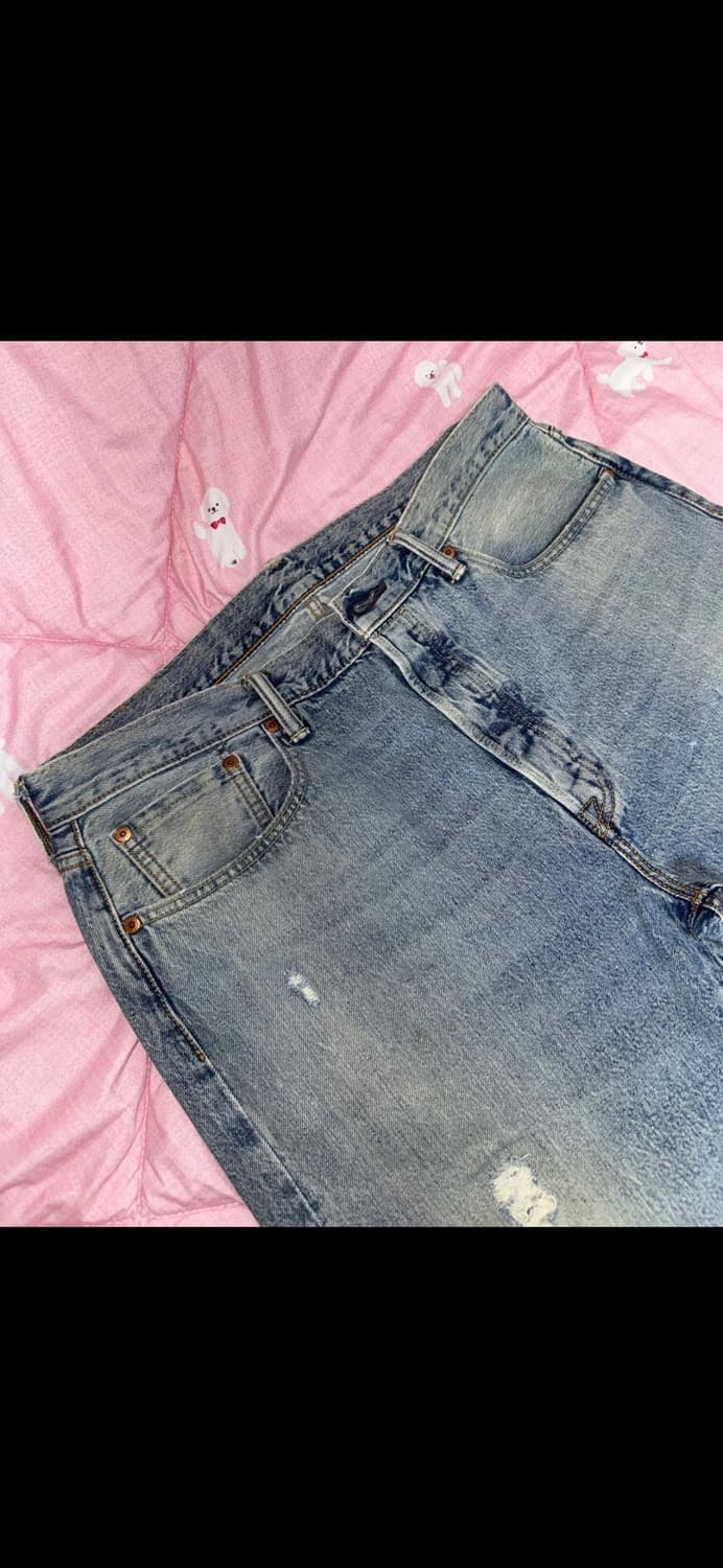 리바이스 501 디스트로이드 데님 팬츠 35사이즈 상품이미지5