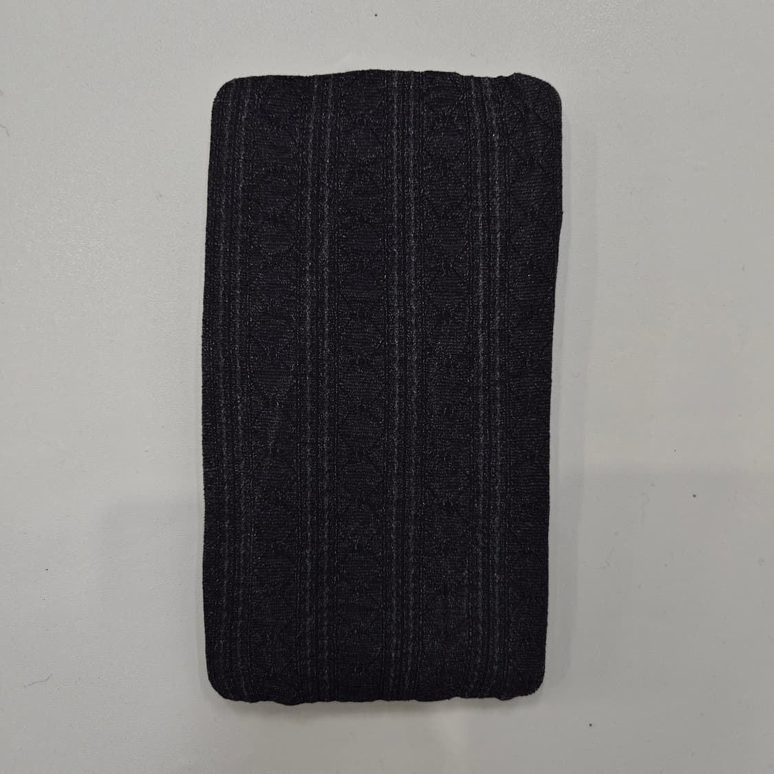 Fukuske 블랙 다이아몬드 스트라이프 패턴 팬티스타킹 상품이미지2