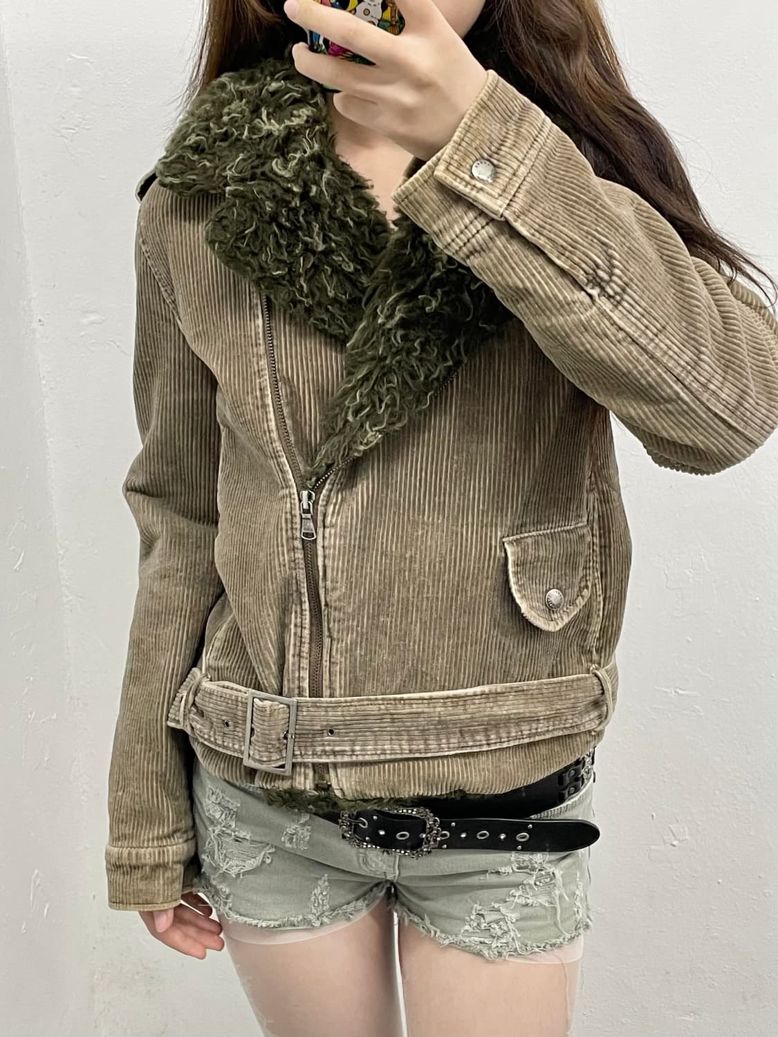 코데즈컴바인 코듀로이 퍼 야상 자켓 상품이미지4