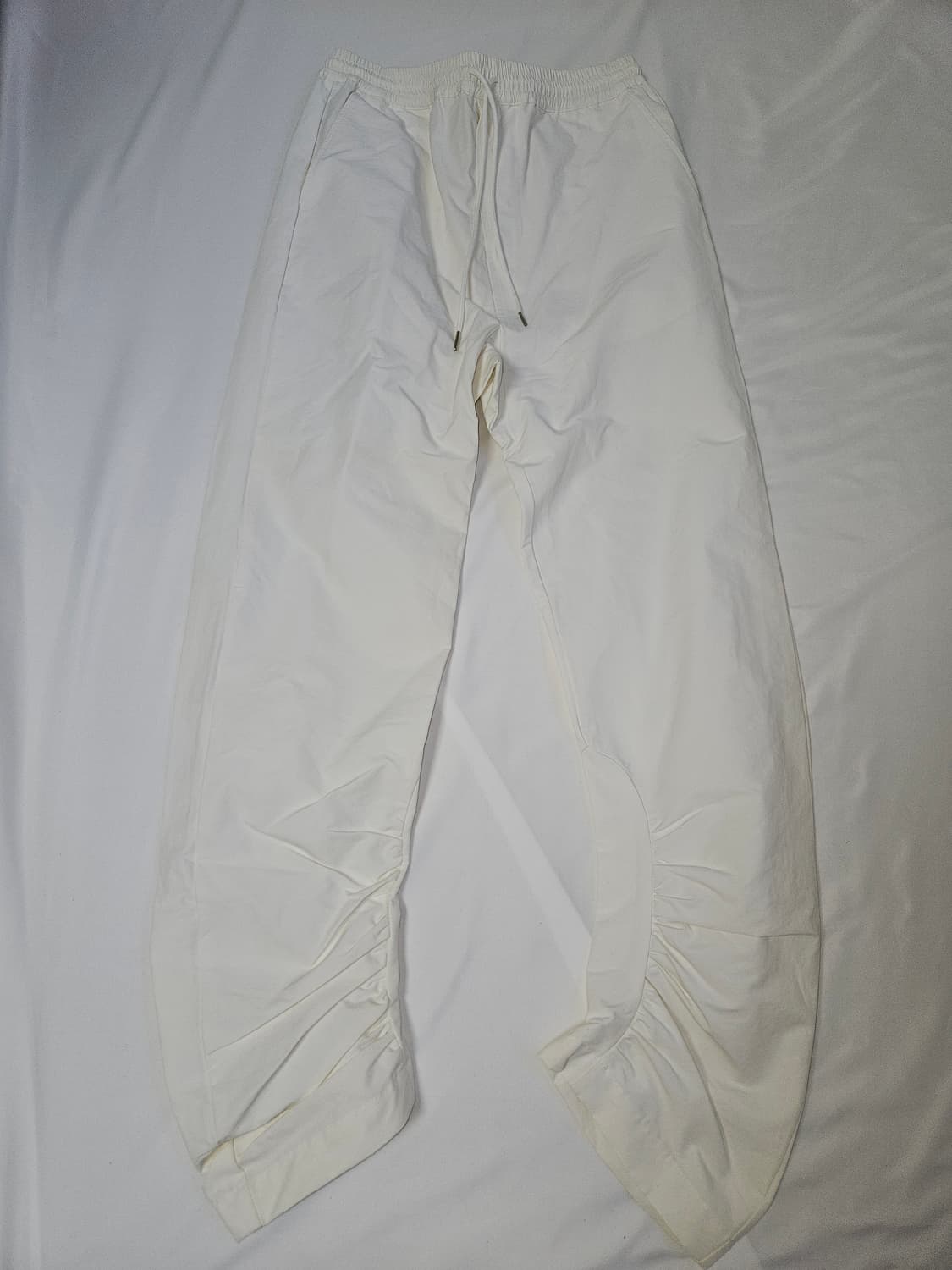 아이필럭키 화이트 지퍼바지 도킹팬츠 상품이미지1