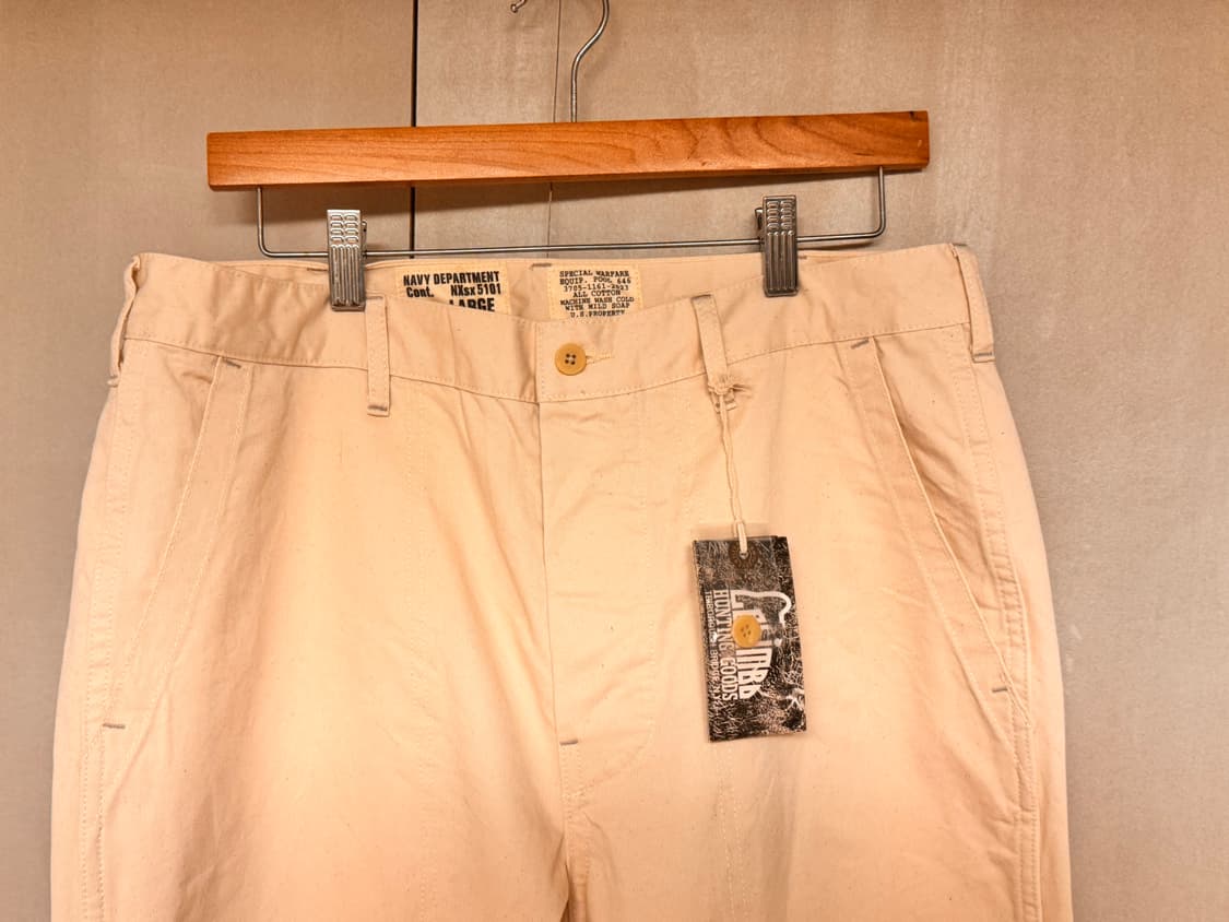 콜림보 해군 유백색 팬츠 40 사이즈(약 34) 상품이미지3