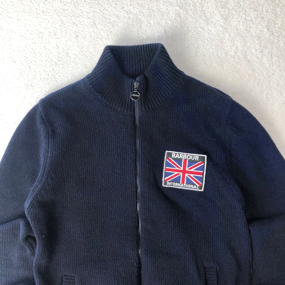 바버 인터내셔널 니트집업  상품이미지5