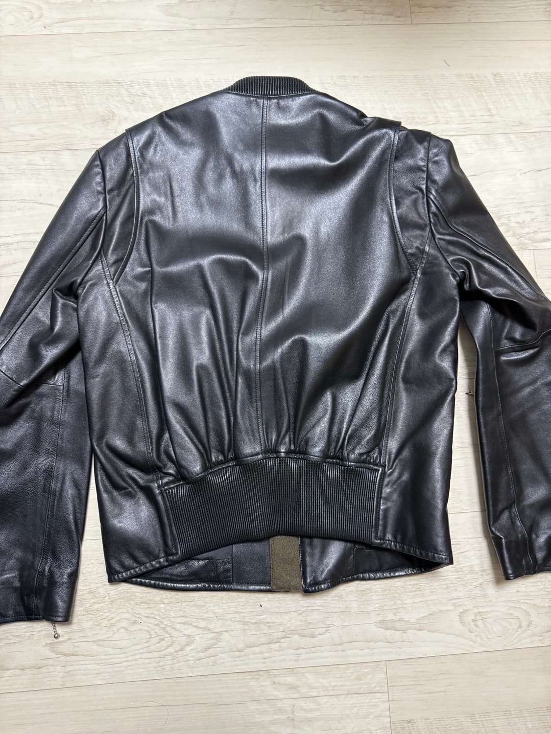 레더 바시티 자켓 상품이미지2