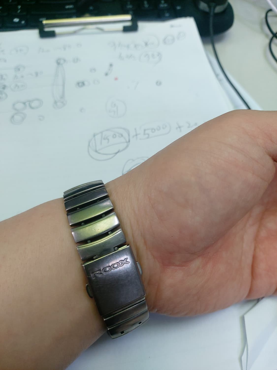 ROOX 알바 티타늄 크로노그래프 남성 시계 상품이미지5