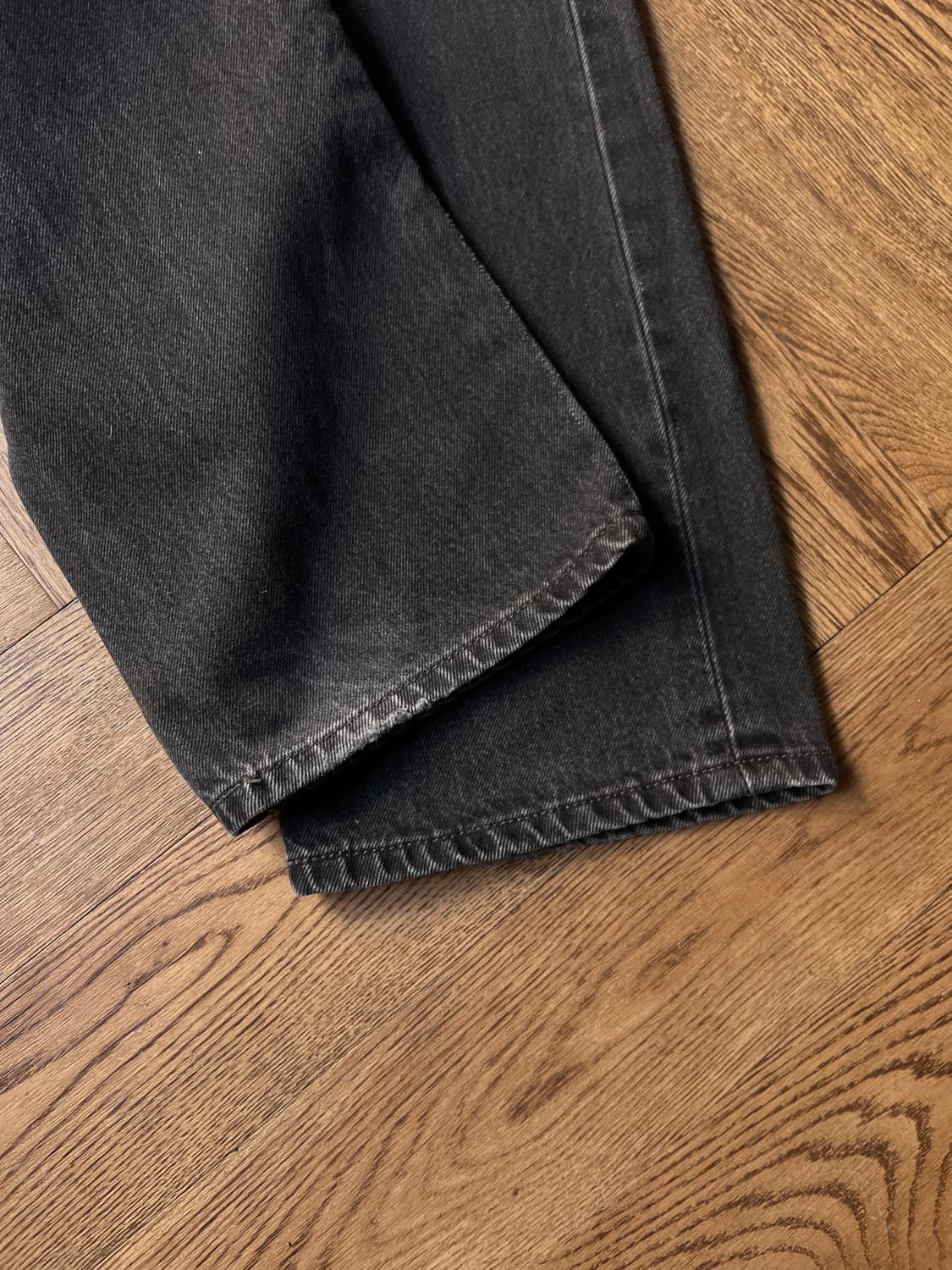 [34]00's 리바이스 501 멕시코제 흑청 데님 팬츠 상품이미지6