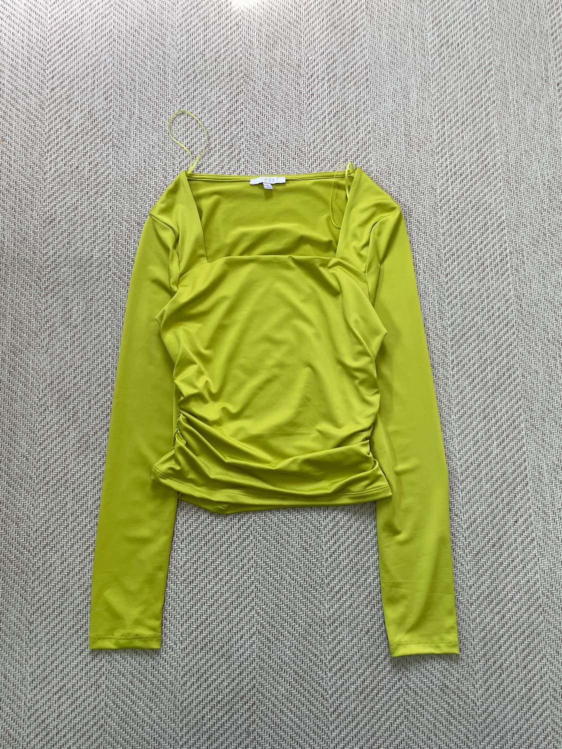 빈티지 iris 레이스 셔링 드레이프 탑  상품이미지3