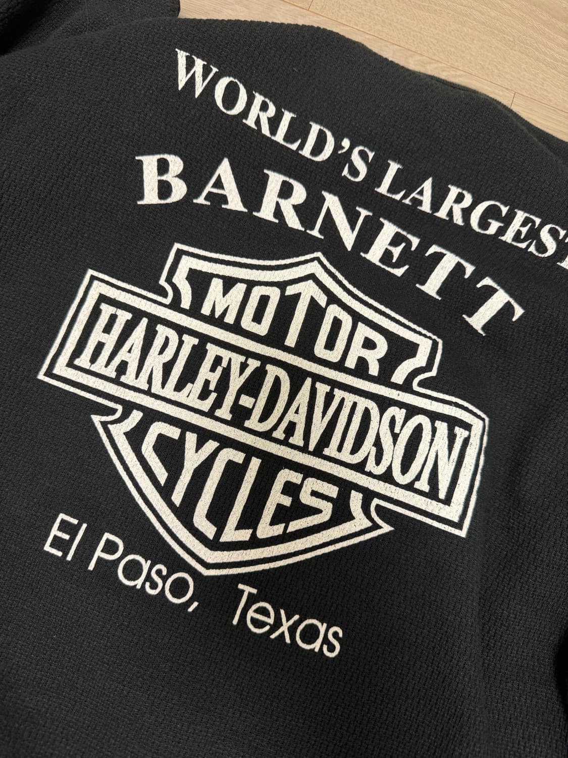 할리데이비슨 빈티지 와플 티셔츠 상품이미지2