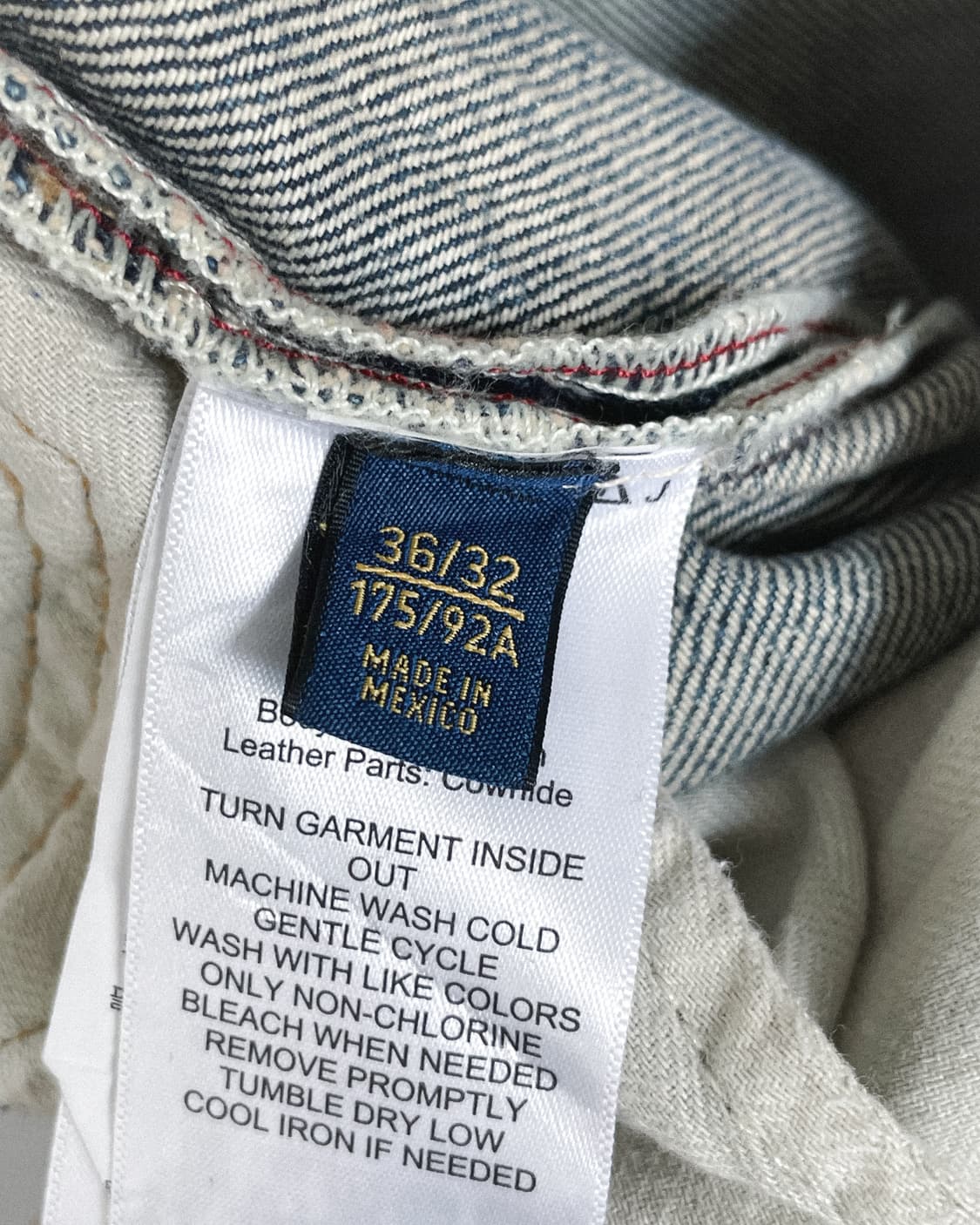 폴로 랄프로렌 워시드 새깅 루즈핏 데님 상품이미지9