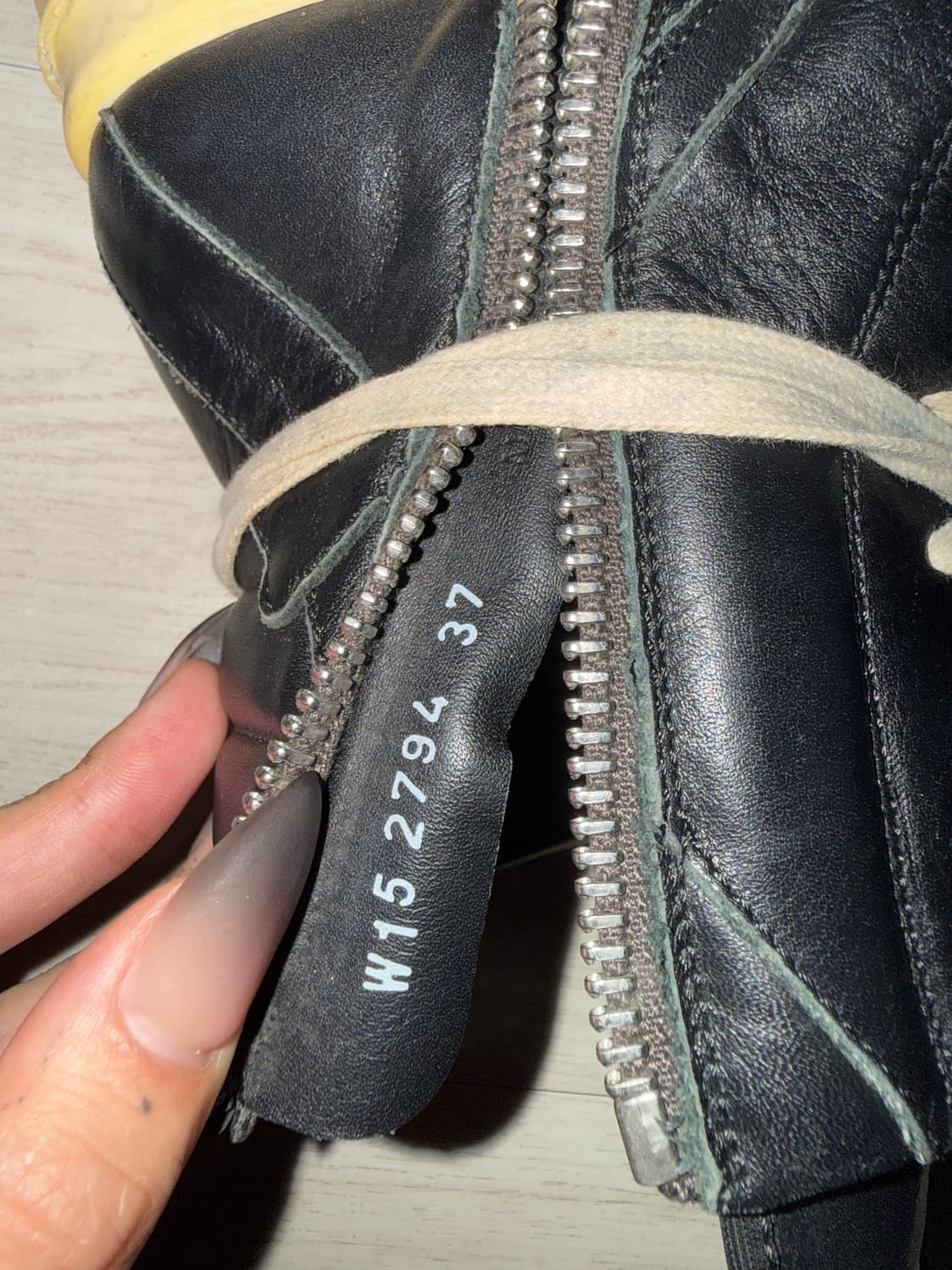 릭오웬스 지오바스켓 37 검검흰 상품이미지3