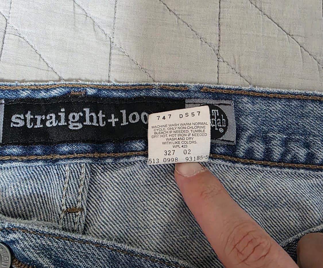 [40X32] 90s 빈티지 리바이스 실버탭 스트레이트 루즈핏 상품이미지7
