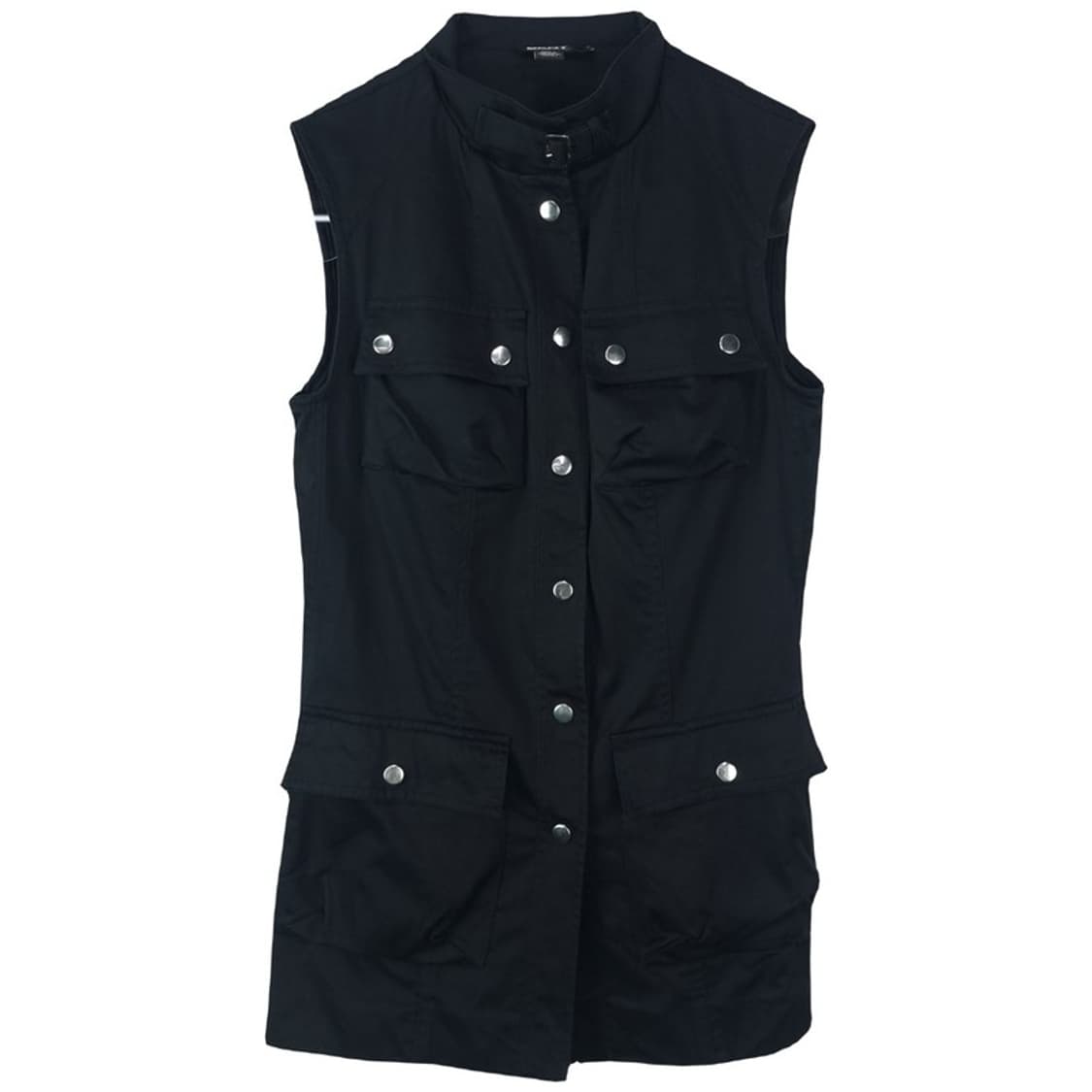 [도나카란 뉴욕] 멀티 포켓 롱 야상 베스트 블랙 M20207 상품이미지2