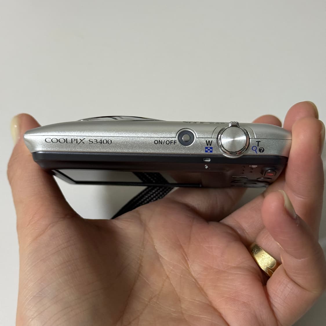 니콘 쿨픽스 s3400 빈티지 디카 디지털카메라 실버 상품이미지3