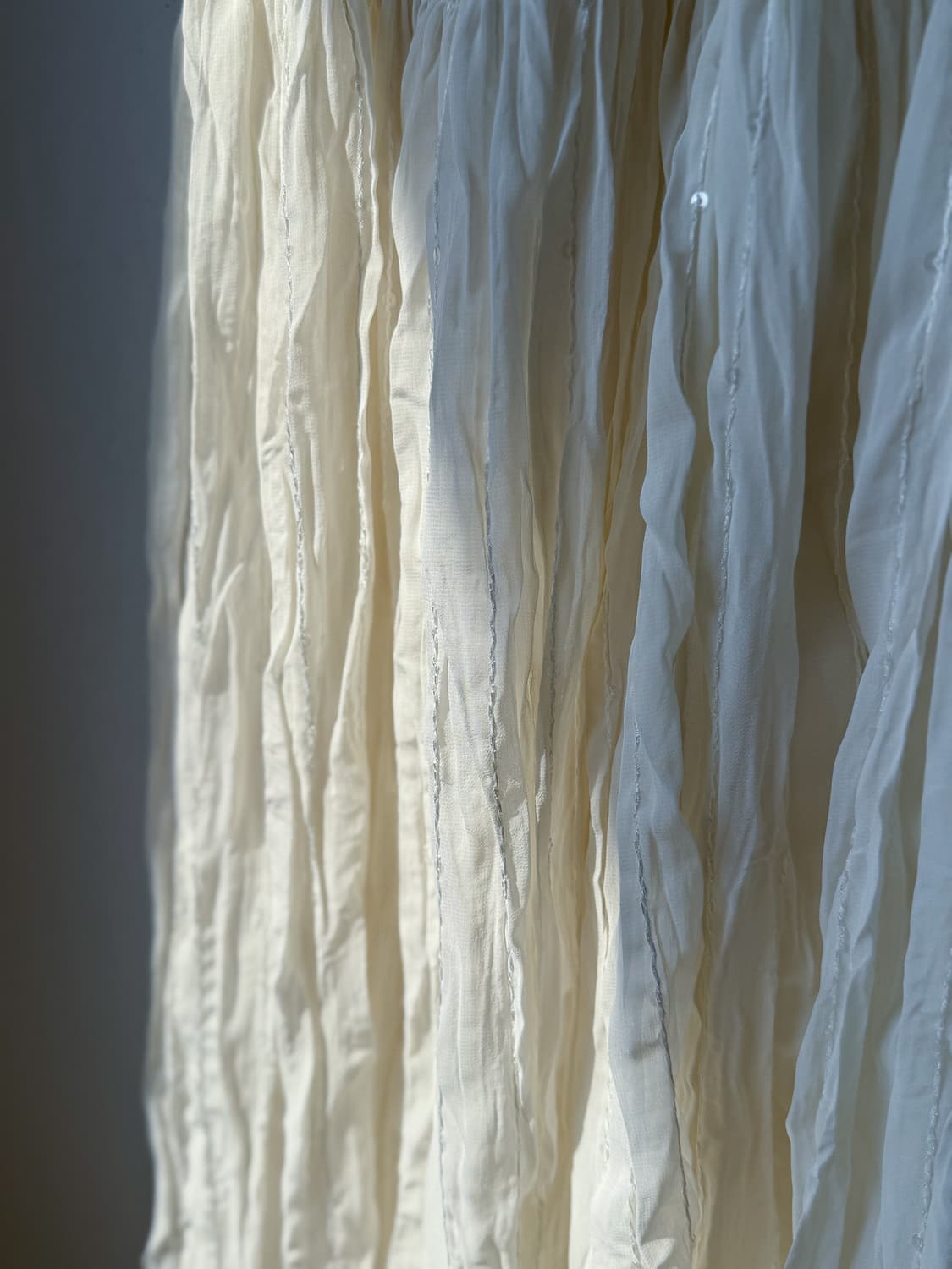 Beaded Wrinkle Shirred Skirt 0270 상품이미지6