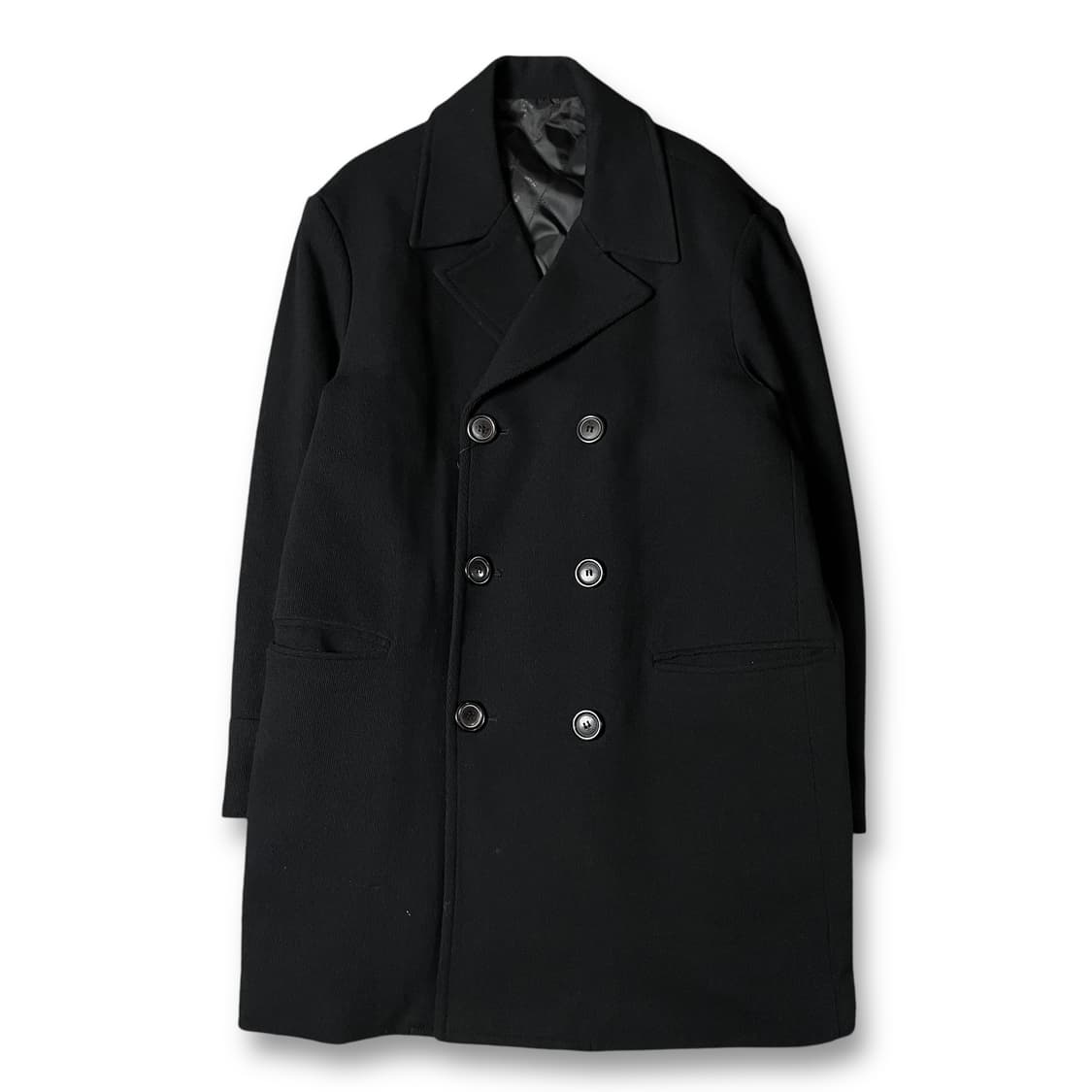에드윈 블랙 코듀로이 울 더블코트 자켓 상품이미지1