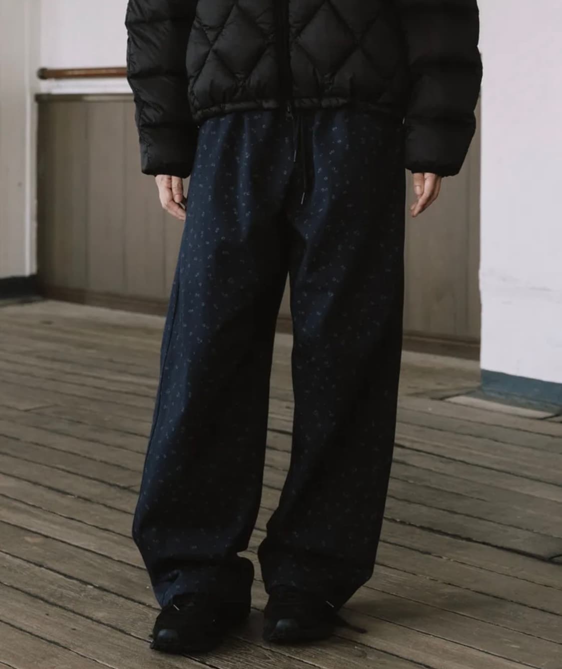 OHESHIO 오헤시오 wide banding pants 상품이미지1