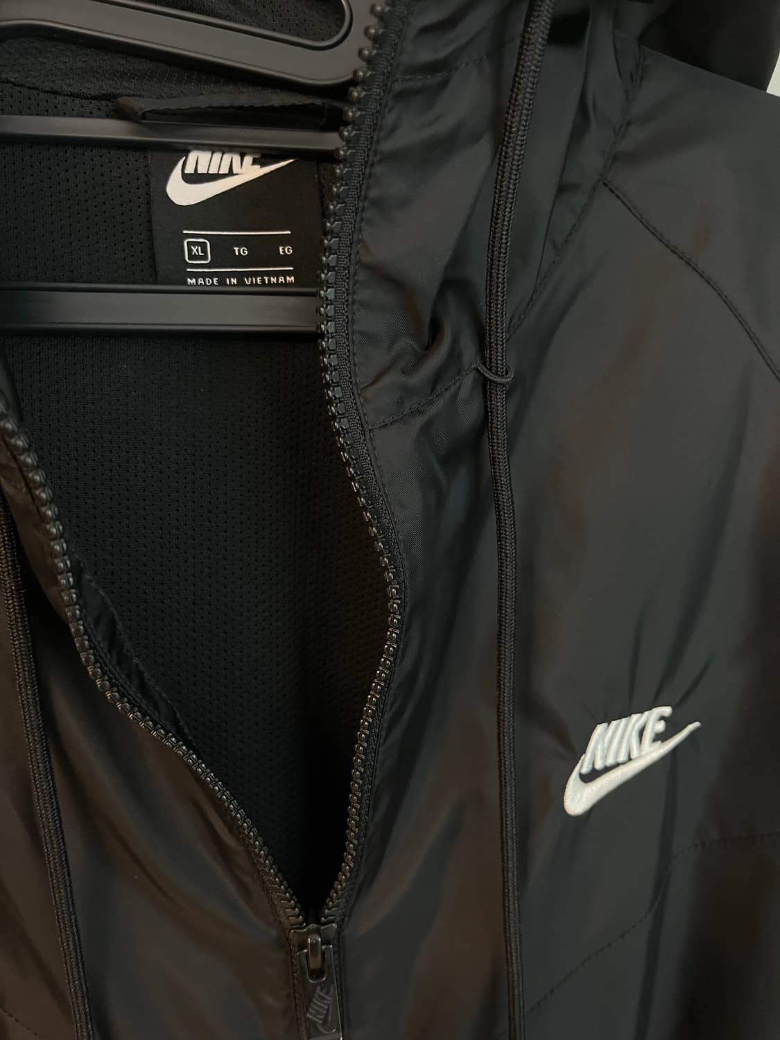 [XL/105] 나이키 윈드러너 후드 바람막이 블랙 상품이미지4