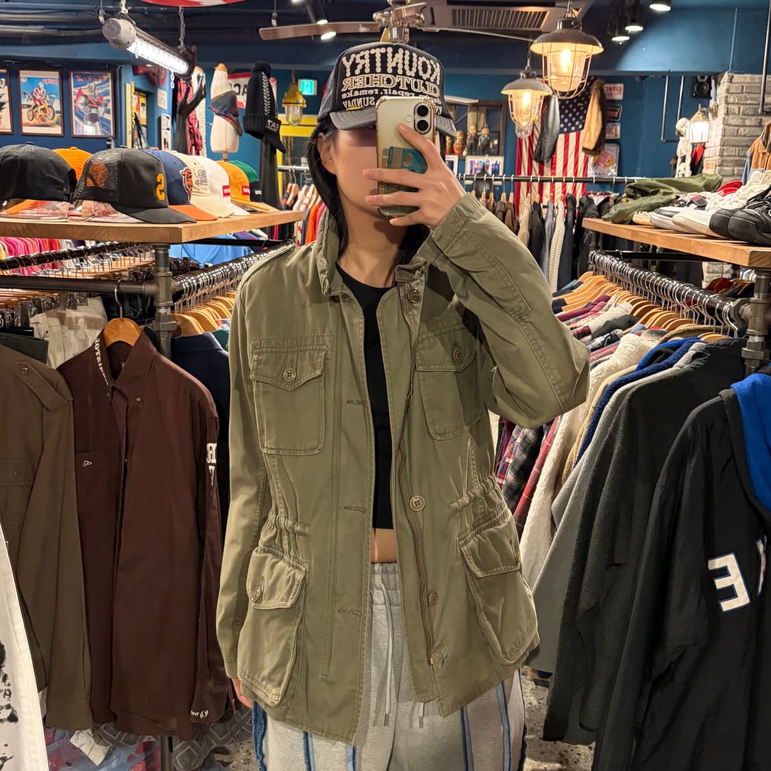 DIESEL 디젤 m65 포켓 필드 자켓 상품이미지2