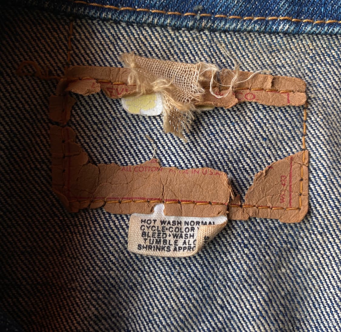 60s Levis big E Type3 trucker  상품이미지7