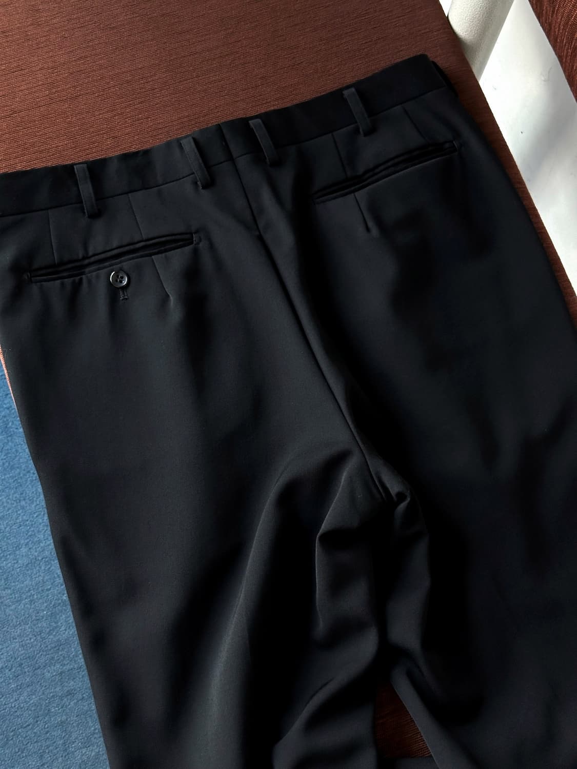 1 pleats light wool wide straight slacks 상품이미지10