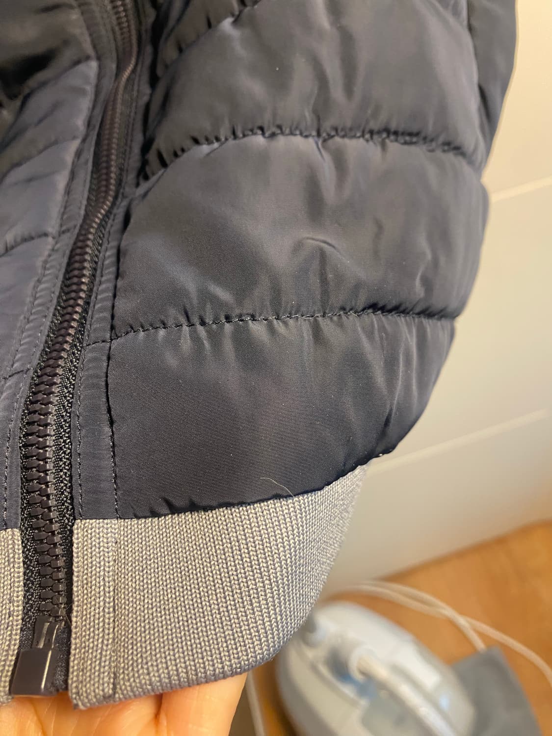 자라 MAN 남성 패딩 조끼 S 네이비 상품이미지6