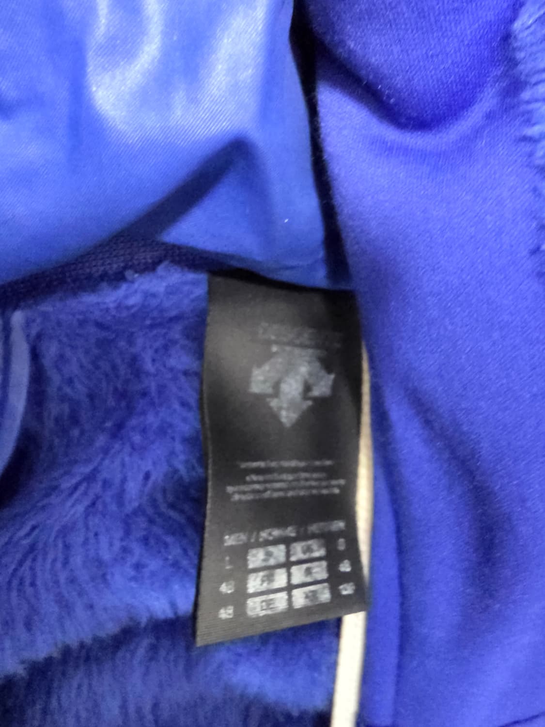 데상트 블루 스위스콤 후드집업 남녀공용 100 62 53 상품이미지6