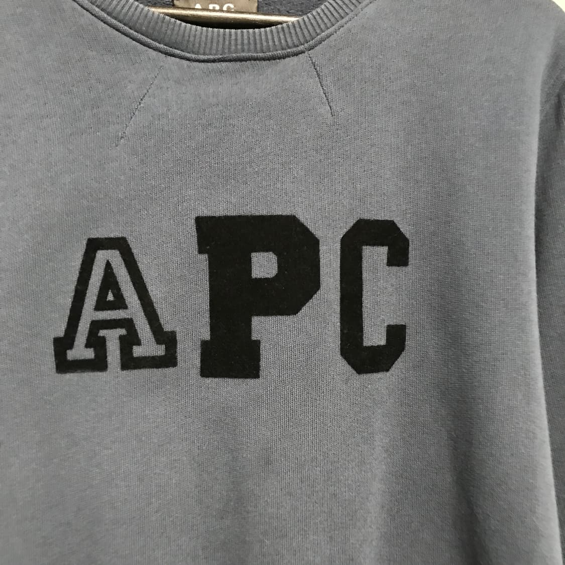 APC 아페쎄 맨투맨 네이비 S 상품이미지4