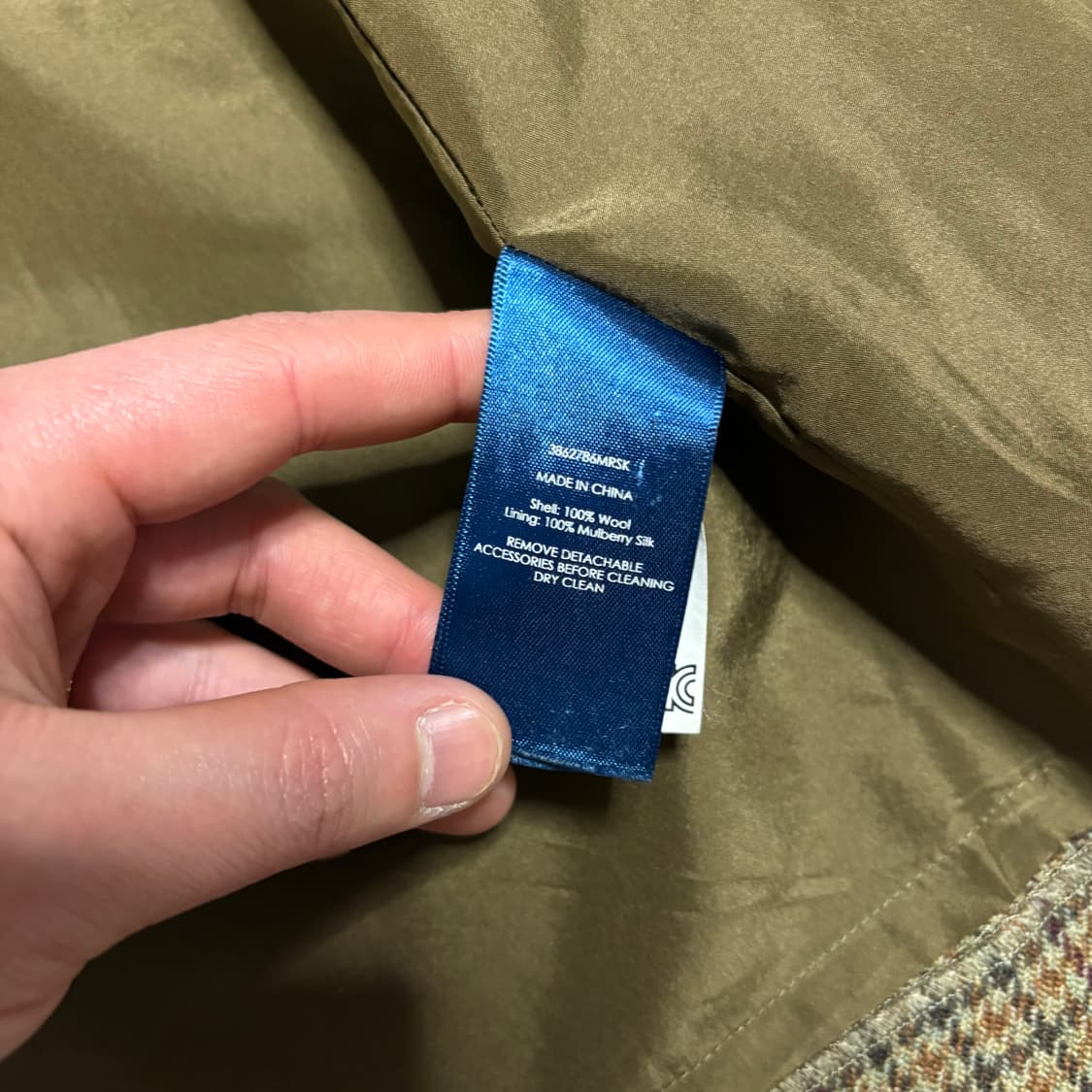 정품 폴로 랄프로렌 빈티지체크 랩 스커트 울 치마 30인치 상품이미지8