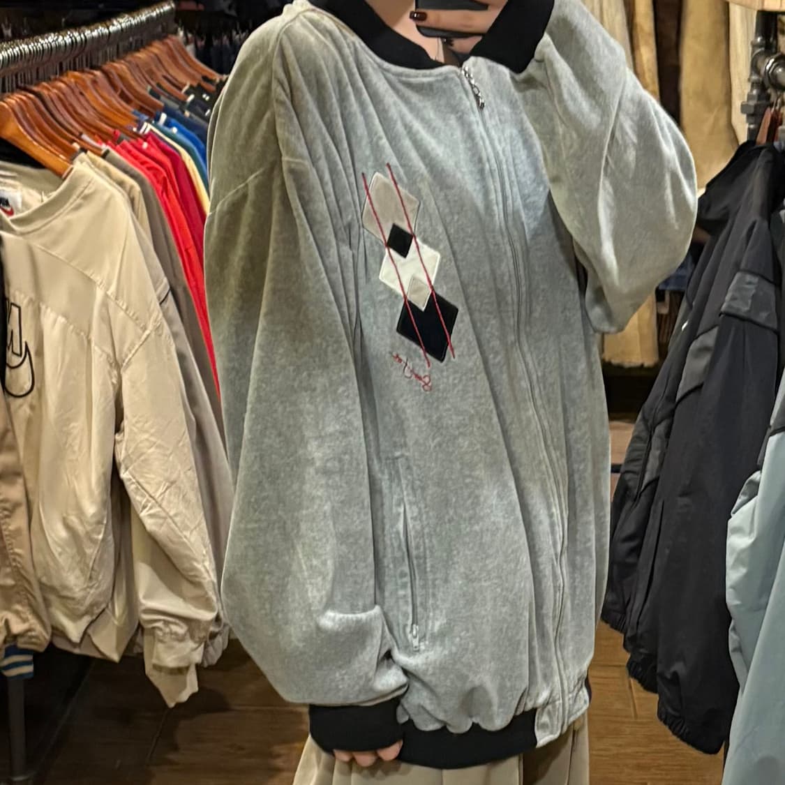 [HI] VTG 벨벳져지 그레이 상품이미지4