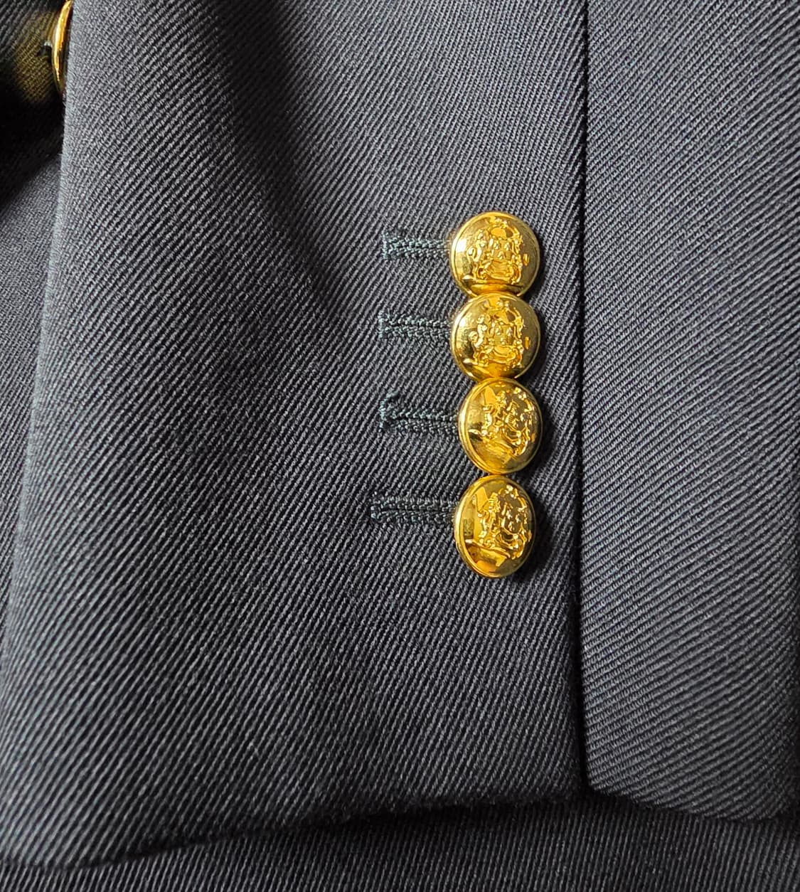 [BTS진,강동원] 셀린느 Diagonal Wool 더블금장 자켓 44 상품이미지6