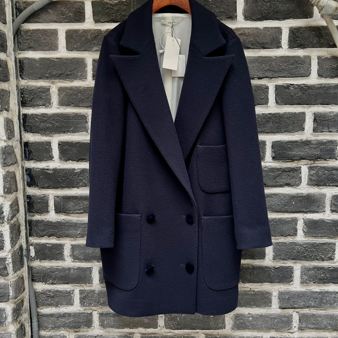 COATE 더블 블레스드 울 코트 상품이미지1