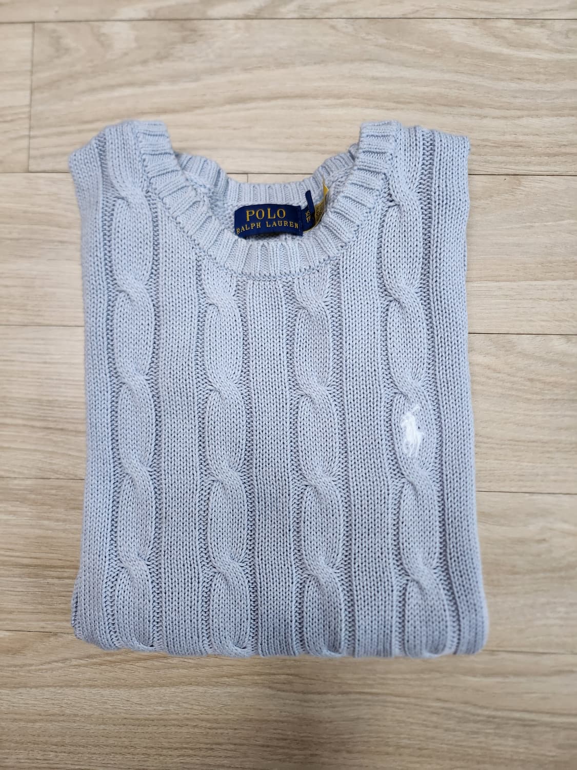 폴로랄프로렌 케이블반팔니트 (XS 상품이미지3