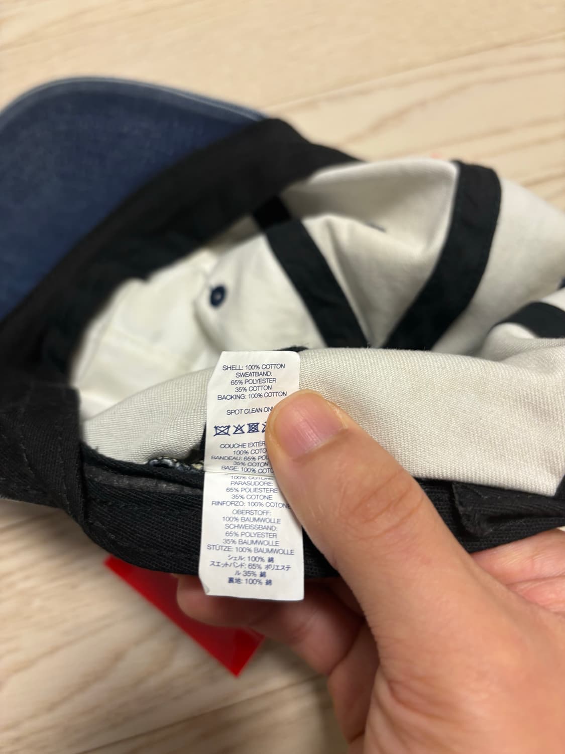 슈프림 22fw 피그먼트 6패널캡 인디고 상품이미지6