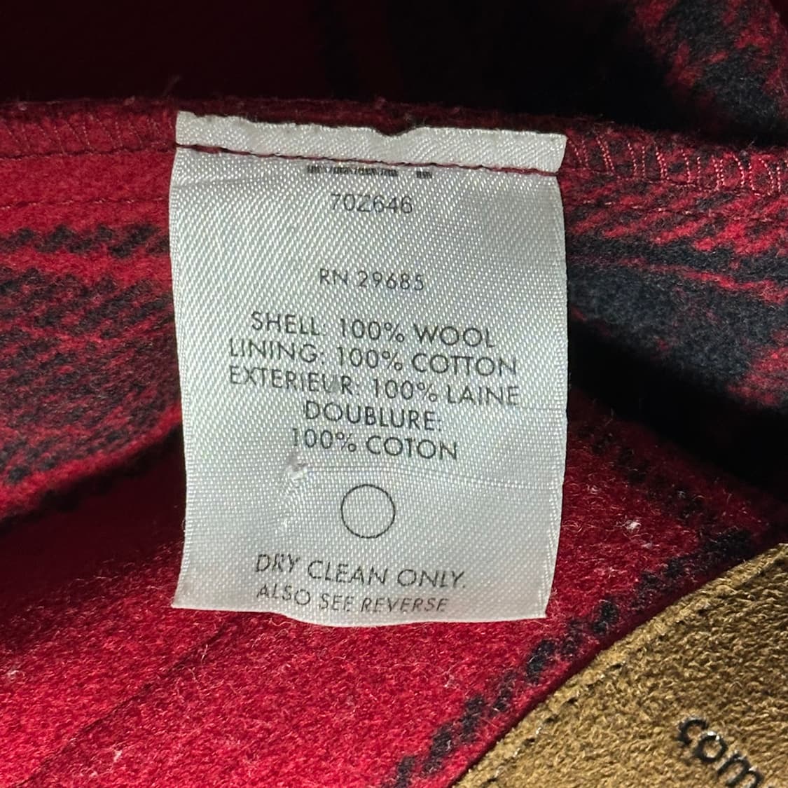 L 펜들턴 맥키노 체크 울 자켓 상품이미지6