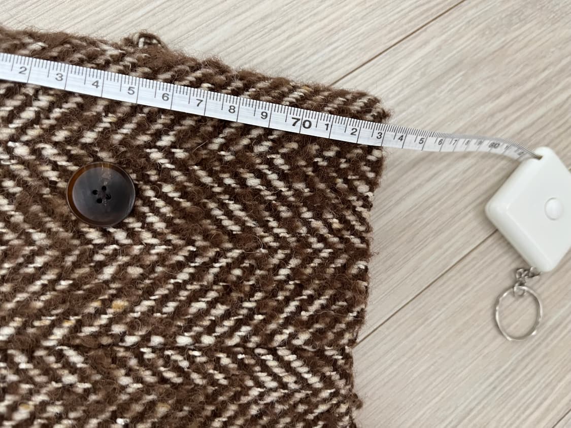 [5]오라리 22AW  울 알파카 헤링본 트위드 수티엥 카라 코트 상품이미지6