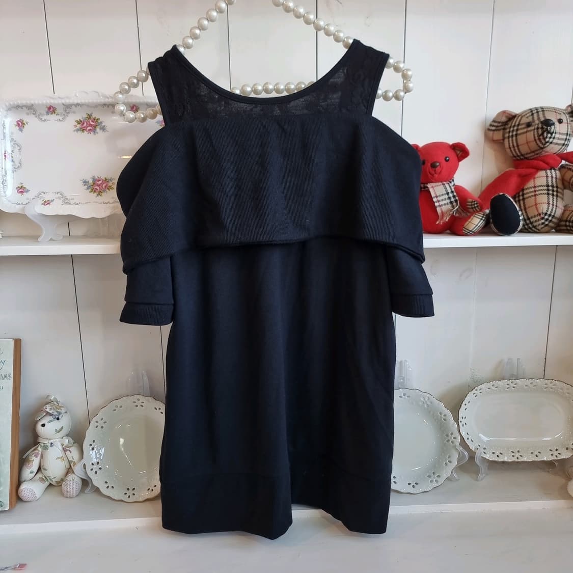 러플 레이어드 티셔츠 상품이미지3