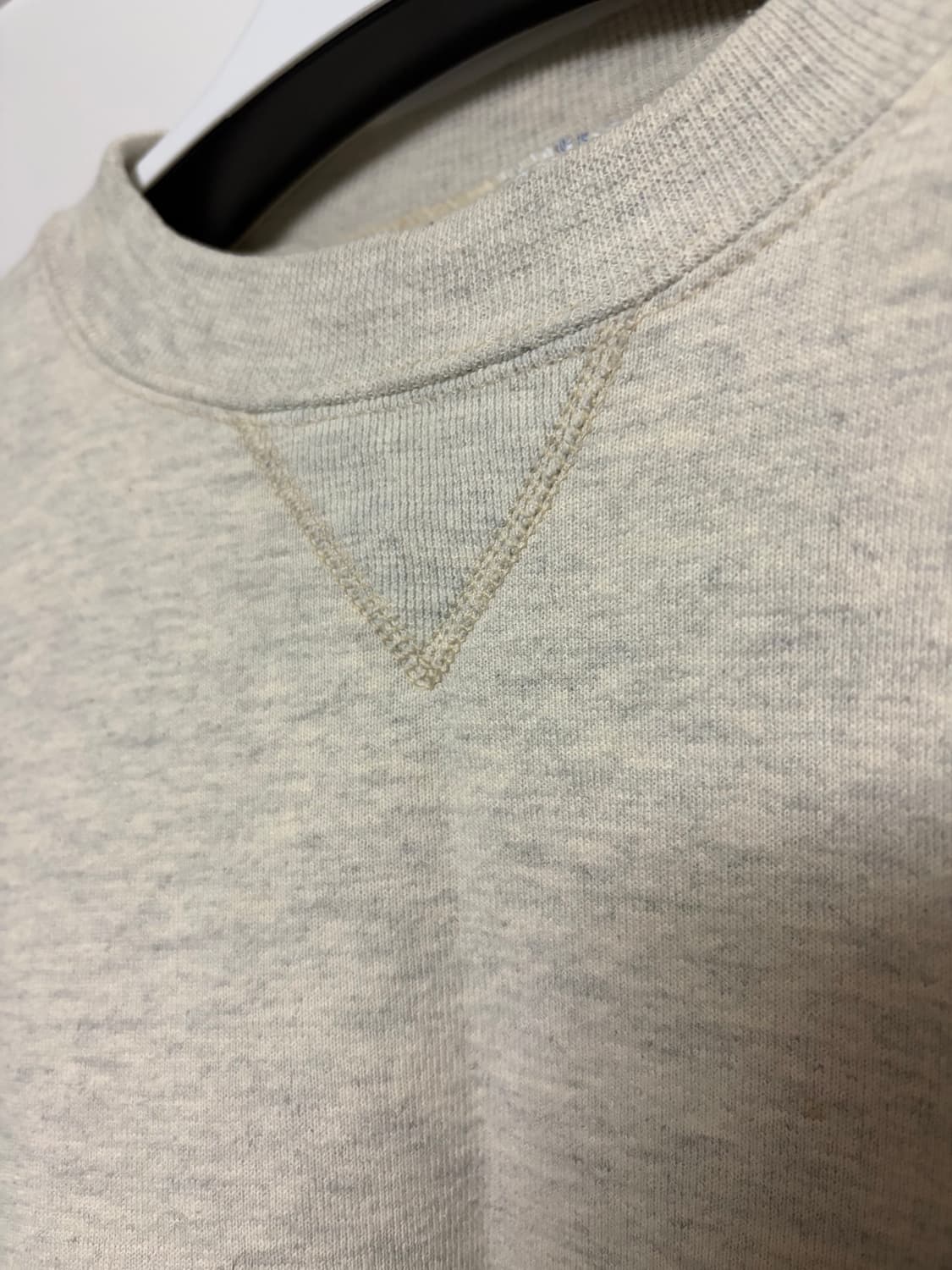 [L] 빈티지 90s 러셀 스웻셔츠 맨투맨 오트밀 그레이 russell 상품이미지3