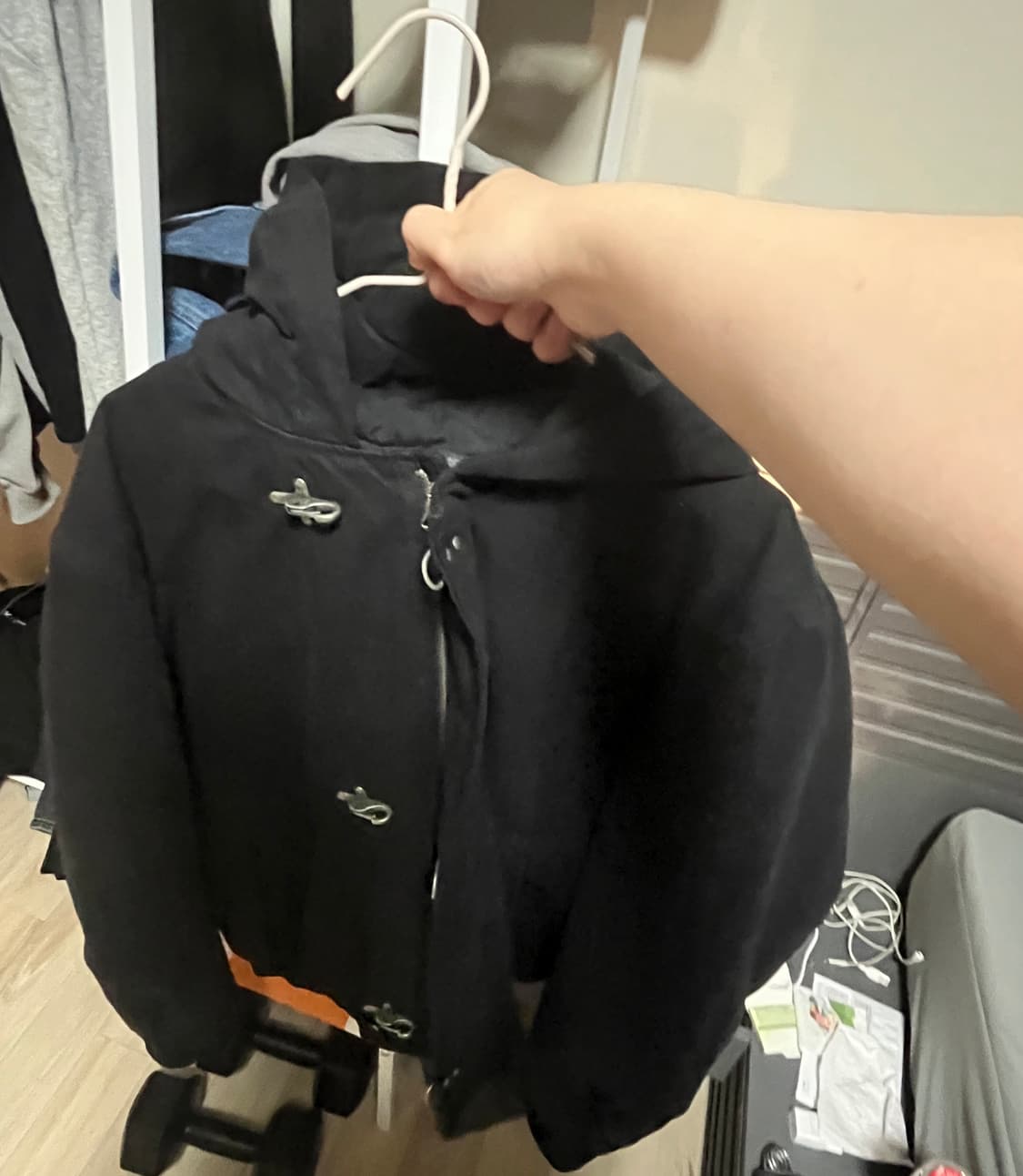 Zara 토글 후드 파이어맨 자켓 S 상품이미지2