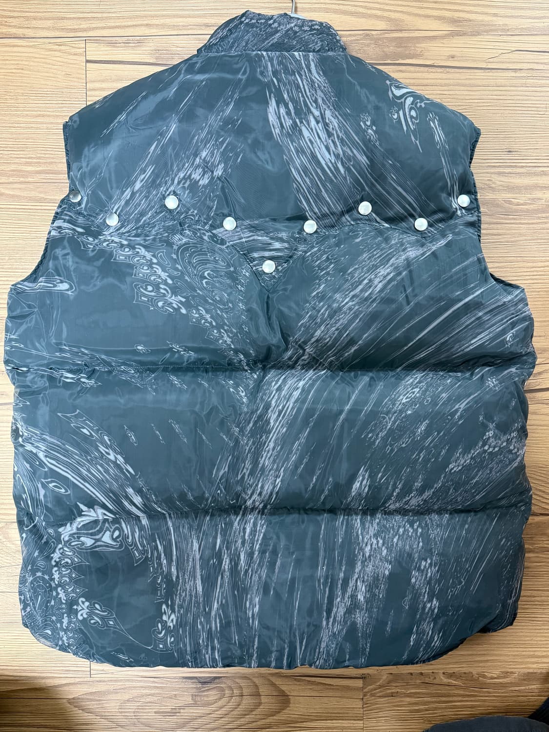 MASU Marble Bandana Puffer Vest 상품이미지4