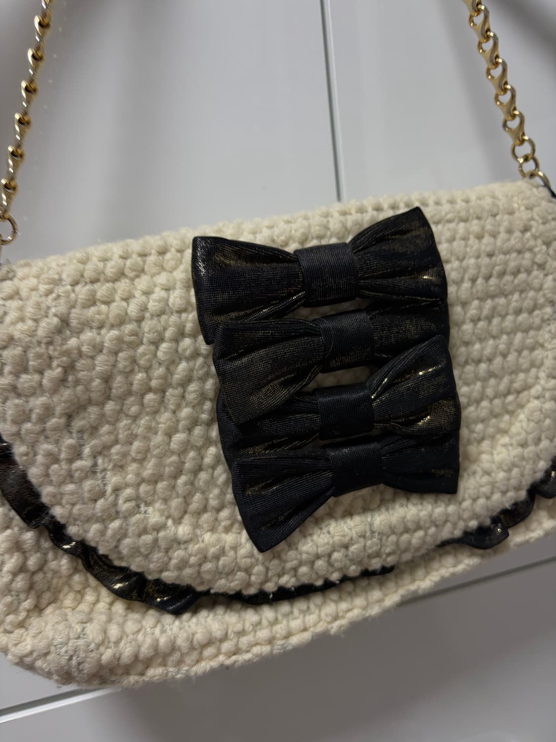 빈티지 리본 가방 상품이미지1