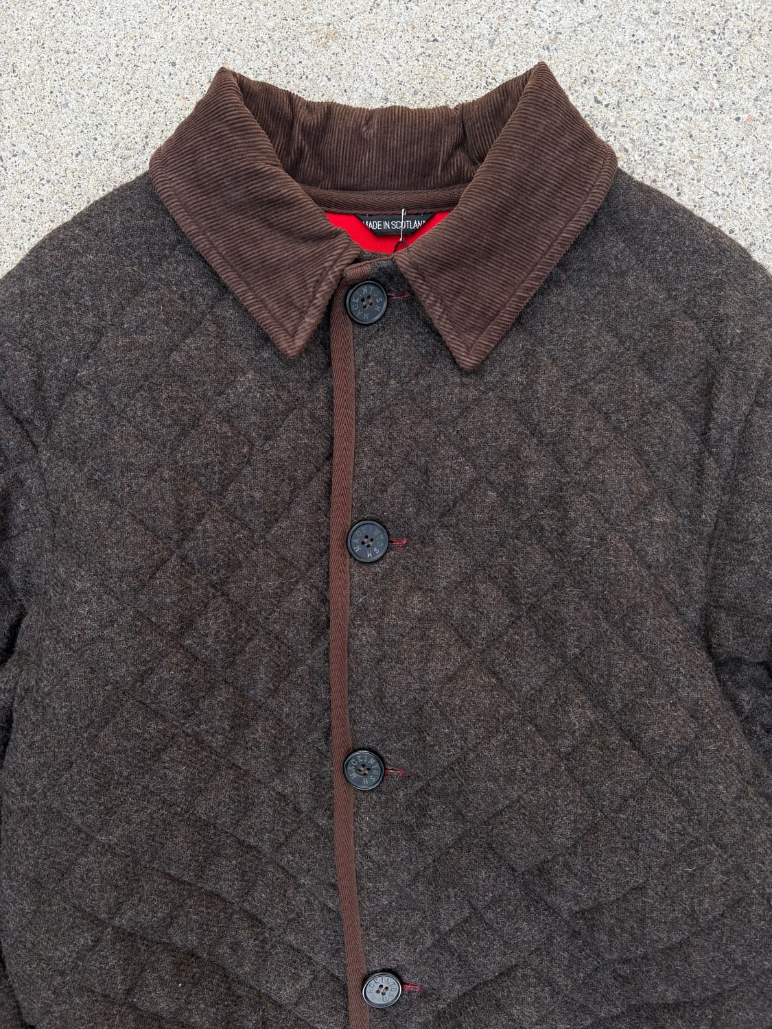 매킨토시 맥킨토시 울 퀼팅 자켓 상품이미지5