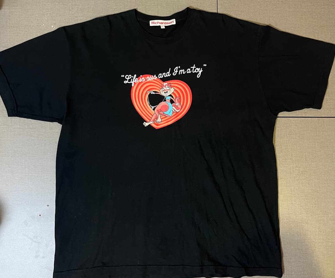 Richarson 21ss valentine chipmunk tee XL 상품이미지4
